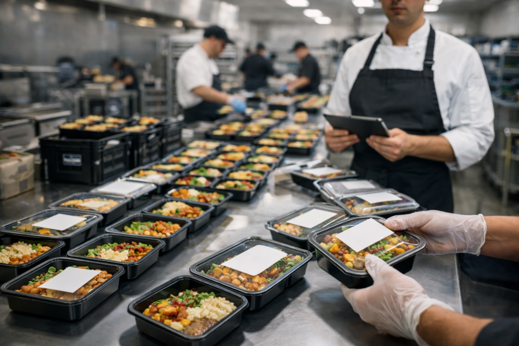 Kitchen operations and fulfillment preparation