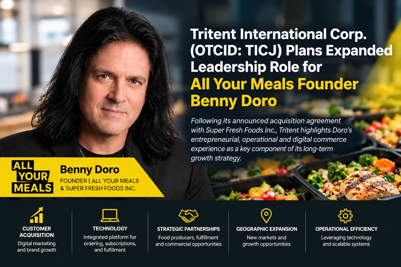 Benny Doro - All Your Meals leadership